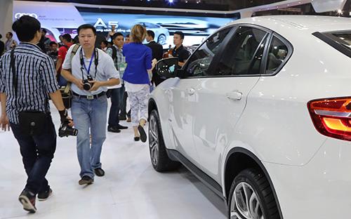 Trong số 15 thương hiệu góp mặt tại triển lãm Vietnam Motor Show vừa kết thúc tại Tp.HCM có đến 7 thương hiệu 
hạng sang, trong đó 2 thương hiệu mới toanh là Lexus và Infiniti.