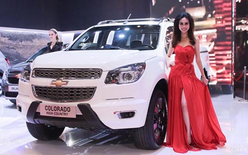 Chevrolet Colorado High Country được giới thiệu ngay trong khuôn khổ triển lãm Vietnam Motor Show 2015 vừa diễn ra tại Tp.HCM.<br>