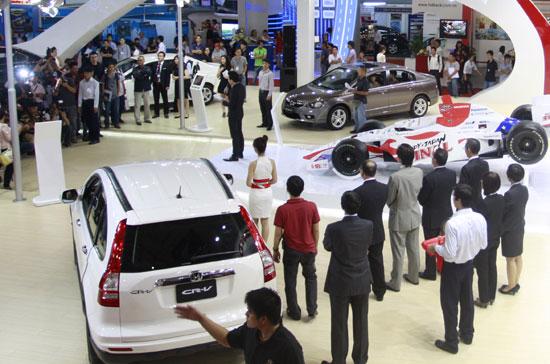 VMS 2012 đang được kỳ vọng ít nhiều sẽ kích thích thị trường và ngành công nghiệp ôtô trong nước - Ảnh: Đức Thọ.