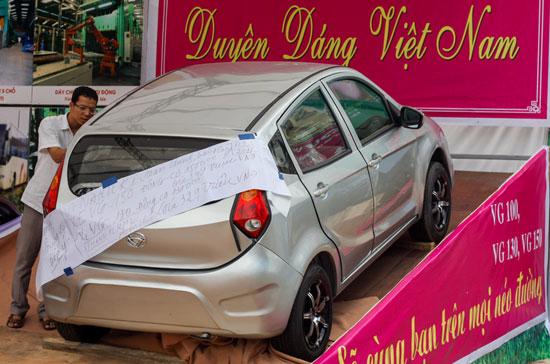 Nếu được tung ra thị trường theo đúng kế hoạch, Vinaxuki VG sẽ trở thành mẫu xe du lịch thương hiệu Việt đầu tiên trên thị trường.