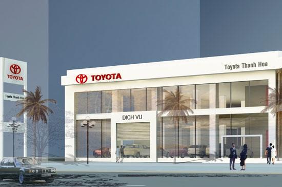 Dự kiến từ tháng 7/2012, Toyota Thanh Hóa sẽ trở thành đại lý chính thức của Toyota Việt Nam.
