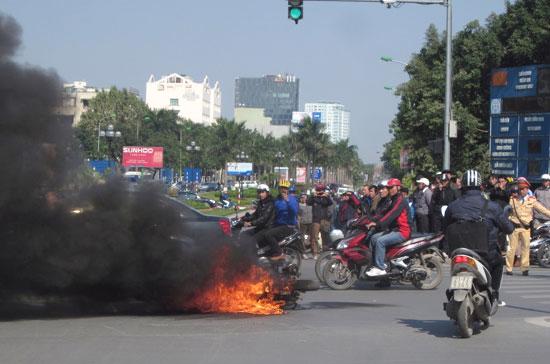 Trước đây cũng đã từng xảy ra khá nhiều vụ cháy xe máy khi đang được sử dụng.
