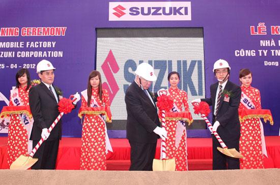 Lễ động thổ nhà máy ôtô thứ hai của Suzuki tại Việt Nam.