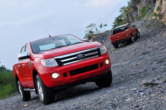 Mẫu xe bán tải cabin kép Ranger thế hệ mới vừa được Ford đưa về thị trường Việt Nam - Ảnh: Đức Thọ.