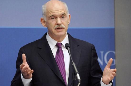 Thủ tướng Hy Lạp George Papandreou - Ảnh: Reuters.