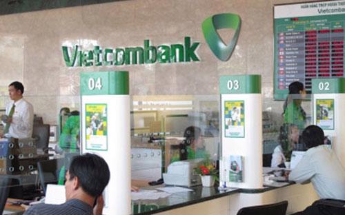 Giao dịch tại Vietcombank.<br>