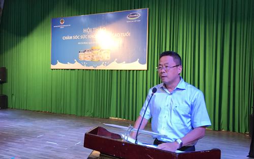 Ông Nguyễn Ngọc Thành - Giám đốc Kinh doanh khu vực Tp.HCM phát biểu tại hội thảo.