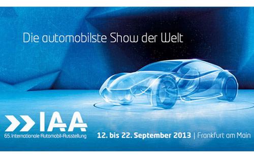 Frankfurt Motorshow 2013 được kỳ vọng sẽ kích thích thị trường xe hơi ở châu Âu tăng lên - Ảnh: IAA.&nbsp; <br>
