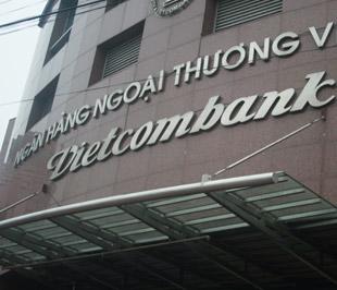 Trụ sở của Vietcombank.