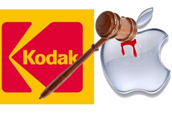 Kodak buộc tội “quả táo” xâm phạm 4 bằng sáng chế liên quan tới công nghệ ảnh kỹ thuật số.