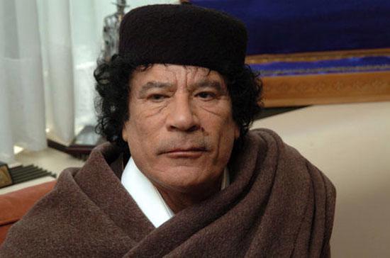 Nhà lãnh đạo Libya Muammar Gaddafi.