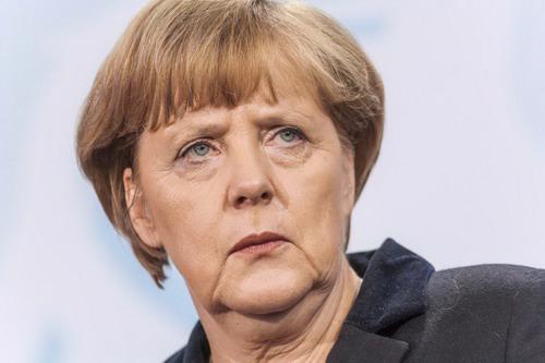 Tỷ lệ ủng hộ Thủ tướng Đức Angela Merkel 
đang giảm nhanh chóng - Ảnh: Saudigazzete<br>