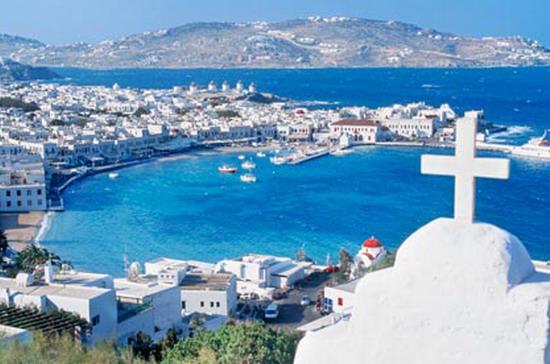 Tờ Guardian cho rằng Hy Lạp định bán đảo Mykonos để trả nợ - Ảnh: Guardian/Getty.