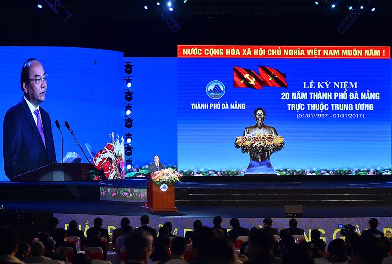 Thủ tướng mong Đà Nẵng sẽ là một trong những đầu tàu của cả nước, là thành phố ấn tượng với thế giới.<br>
