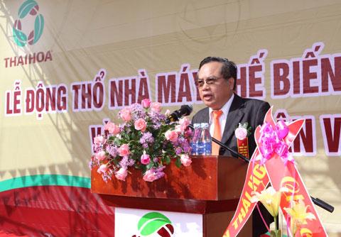 Ông Nguyễn Văn An, Chủ tịch HĐQT kiêm Tổng giám đốc Tập đoàn Thái Hòa