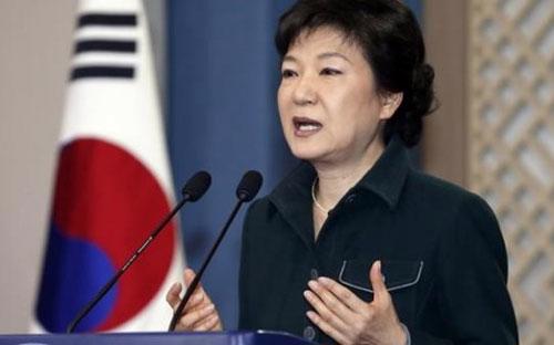 Tổng thống Hàn Quốc Park Geun Hye.<br>