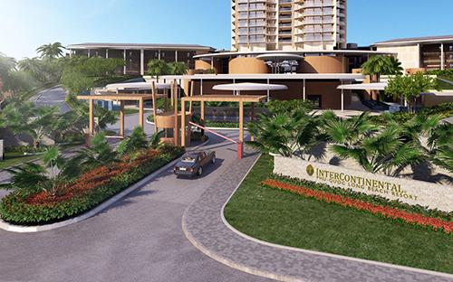  Tổ hợp khách sạn và căn hộ nghỉ dưỡng InterContinental Phu Quoc Long Beach Resort tại đảo Phú Quốc của BIM. 