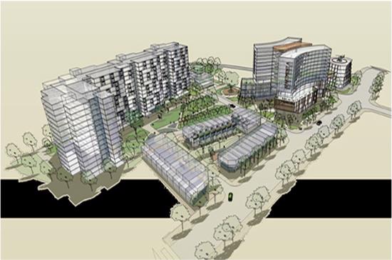 Phối cảnh tổng thể dự án Phước Long Spring Town.