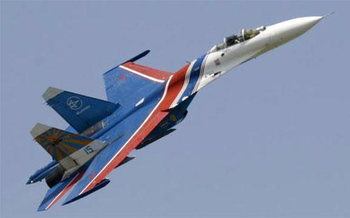 Máy bay Su-27 của Không quân Nga - Ảnh: AP.