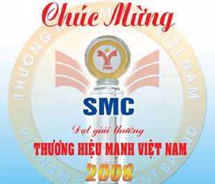 Hai năm liền SMC nhận giải Thương hiệu mạnh Việt Nam.