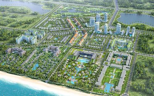 Sonasea Villas &amp; Resort nằm ở trung tâm Bãi Trường và là dự án có mặt biển dài nhất tại đây.