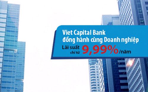Viet Capital Bank cũng đang thúc đẩy gói tín dụng ưu đãi cho doanh nghiệp mới như “Kết nối doanh nghiệp”.