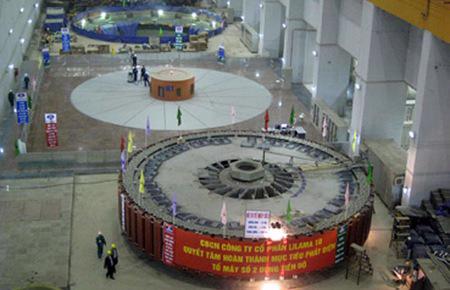 Tổ máy số 5 đã hòa thành công vào hệ thống điện quốc gia vào ngày 28/4/2012.