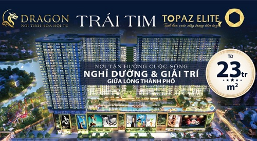 Tận hưởng cuộc sống nghỉ dưỡng và giải trí giữa lòng thành phố tại Dragon - "trái tim" của Topaz Elite.