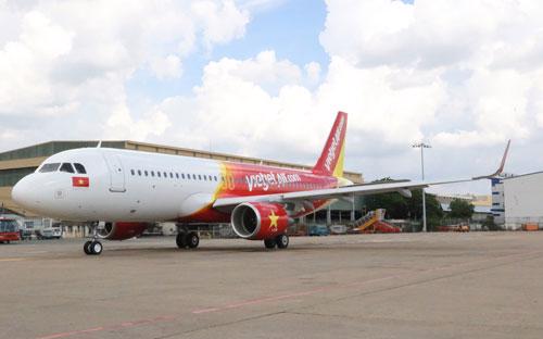 Đây là chiếc thứ 18 của đơn hàng mua và thuê 100 tàu bay giữa Airbus và Vietjet.