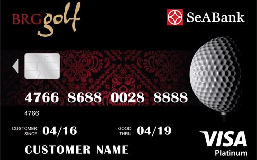Thẻ SeAGolf Platinum là thẻ tín dụng quốc tế Visa hạng Platinum có chức năng vừa là thẻ tín dụng, vừa là thẻ ưu đãi chơi golf.