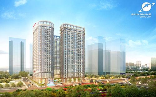 Dự án Sunshine Garden được xây dựng trên tổng diện tích 12.810 m2, các căn hộ được bố trí hợp lý trong 3 tòa nhà cao 31 tầng.