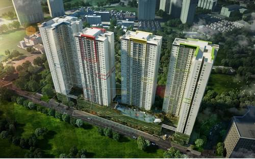 Phối cảnh tổng thể khu căn hộ Seasons Avenue.