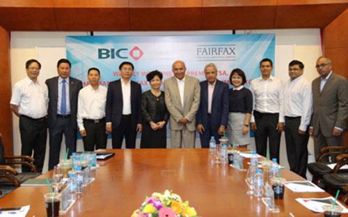 BIC đã tìm kiếm được đối tác chiến lược là nhà bảo hiểm, tái bảo hiểm hàng đầu thế giới - FairFax.