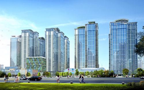 Goldmark City hiện đã xây đến tầng 25/40, vượt tiến độ cam kết hơn 1 tháng.