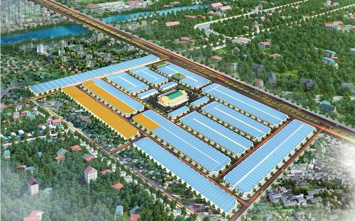 Phối cảnh tổng thể dự án New Điện Dương City. 