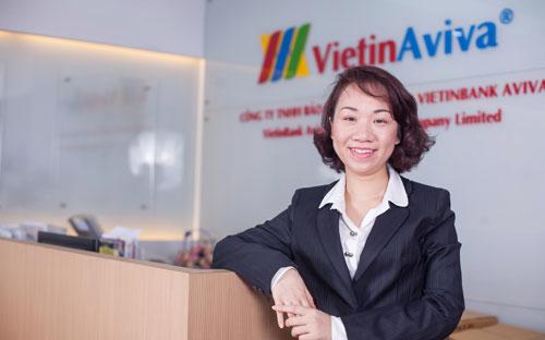 Bà Nguyễn Ngọc Trang, Tổng giám đốc Công ty Bảo hiểm Nhân thọ VietinBank Aviva.