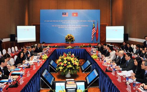 Kỳ họp lần thứ hai Ủy ban hỗn hợp Thương mại Việt Nam – Malaysia được tổ chức tại Hà Nội ngày 7/3. 