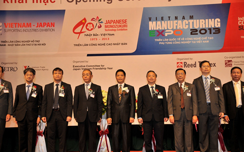 Được tổ chức lần thứ 5, “Vietnam Manufacturing Expo 2013” có quy mô lớn nhất từ trước tới nay.