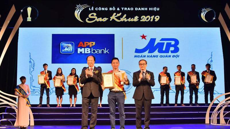 App MBBank là một sản phẩm ngân hàng đạt danh hiệu "Sao Khuê" - một danh hiệu danh giá dành cho giới công nghệ, phần mềm tại Việt Nam.