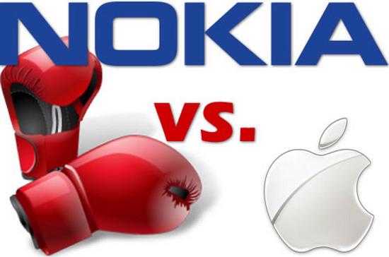 Apple và Nokia đối mặt cuộc chiến mới - Ảnh: Livbit.
