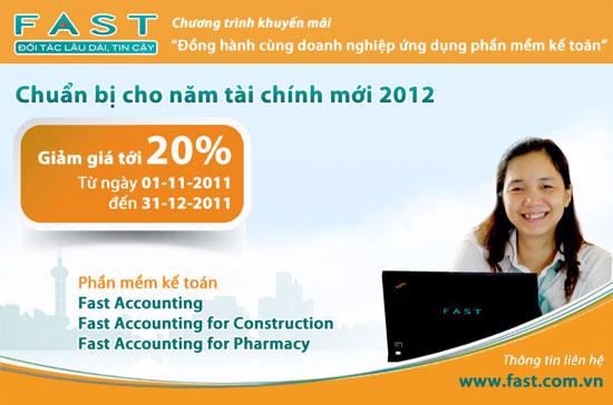 Phần mềm kế toán FAST Accounting đã được phát triển từ năm 1997, có gần 15 năm được kiểm chứng trên thực tế, với hơn 7.000 khách hàng trên cả nước.