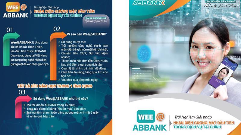 Ứng dụng tài chính Wee@ABBANK sử dụng công nghệ thanh toán bằng nhận diện gương mặt lần đầu tiên có mặt tại Việt Nam.