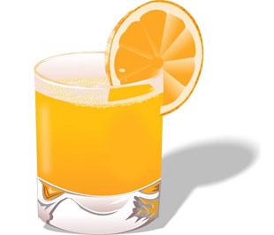 Nhìn vào thành phần ghi trên bao bì, gần như tất cả các loại nước cam đều pha chế từ hương liệu.