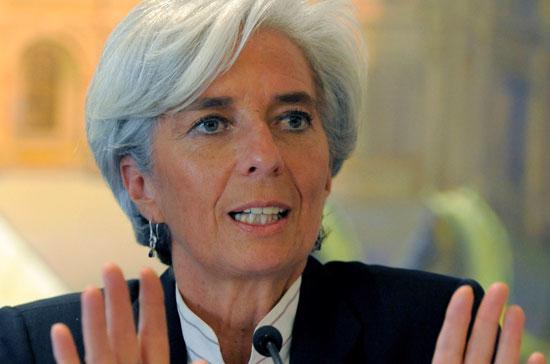 Nữ Tổng giám đốc Quỹ Tiền tệ Quốc tế, Christine Lagarde.