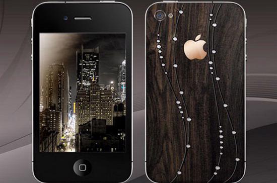 Phiên bản iPhone 4 vỏ gỗ đen của Gresso.
