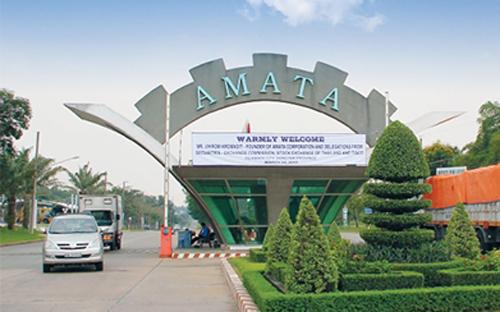 Khu công nghiệp Amata tại Đồng Nai. Sau thành công tại thị trường miền Nam, Amata đang lặng lẽ "Bắc tiến".<br>