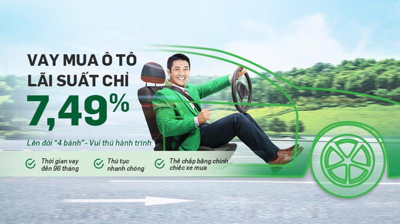 Tỷ lệ cho vay tại VPBank có thể lên đến 85% thế chấp bằng chính chiếc xe dự tính mua hoặc 100% nếu khách hàng thế chấp bằng bất động sản. 