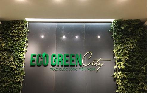 Văn phòng bán hàng của dự án Eco - Green City rộng gần 1000m2,&nbsp;nằm ngay tại tầng một của tòa CT4.