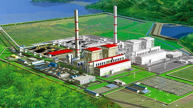 Phối cảnh Nhà máy Nhiệt điện Quảng Trạch 1 cũng do EVN làm chủ đầu tư - Ảnh: Báo Quảng Bình.