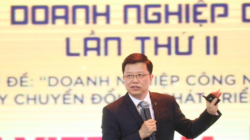 “Ứng dụng công nghệ đã giúp ngân hàng tối ưu hoạt động kinh doanh và tăng lợi thế cạnh tranh lên nhiều lần”, ông Nguyễn Hưng - Tổng giám đốc TPBank cho biết tại Diễn đàn quốc gia phát triển công nghệ số ngày 23/12.